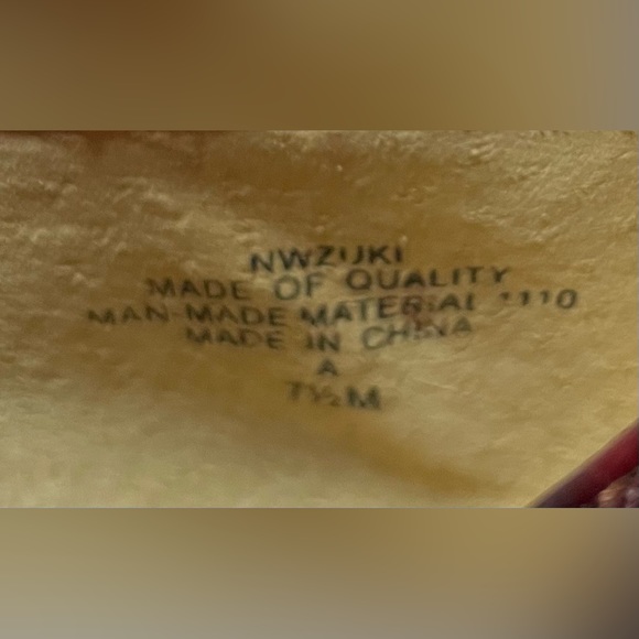 Nine West Tortoise Shell Open Toe Platform Heels Size 7.5 - Picture 9 of 9